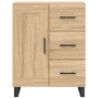 Aparador de madera de ingeniería roble Sonoma 69,5x34x90 cm de vidaXL, Aparadores - Ref: Foro24-830287, Precio: 96,85 €, Desc...