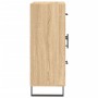 Aparador de madera de ingeniería roble Sonoma 69,5x34x90 cm de vidaXL, Aparadores - Ref: Foro24-830287, Precio: 96,85 €, Desc...