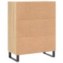 Aparador de madera de ingeniería roble Sonoma 69,5x34x90 cm de vidaXL, Aparadores - Ref: Foro24-830287, Precio: 96,85 €, Desc...