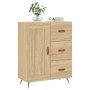 Aparador de madera de ingeniería roble Sonoma 69,5x34x90 cm de vidaXL, Aparadores - Ref: Foro24-830231, Precio: 90,97 €, Desc...