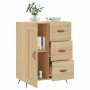 Aparador de madera de ingeniería roble Sonoma 69,5x34x90 cm de vidaXL, Aparadores - Ref: Foro24-830231, Precio: 90,97 €, Desc...