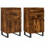 Aparadores 2 uds madera de ingeniería roble ahumado 40x35x70 cm de vidaXL, Aparadores - Ref: Foro24-831175, Precio: 72,29 €, ...