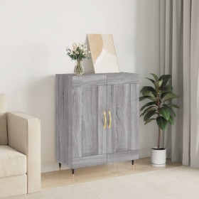 Engineered wood sideboard in Sonoma grey, 69.5x34x90 cm by vidaXL, Sideboards - Ref: Foro24-830178, Price: 63,99 €, Discount: %