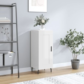 Bright white plywood sideboard 34.5x34x90 cm by vidaXL, Sideboards - Ref: Foro24-830462, Price: 65,99 €, Discount: %