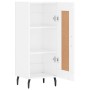 Aparador de madera contrachapada blanco brillante 34,5x34x90 cm de vidaXL, Aparadores - Ref: Foro24-830462, Precio: 65,99 €, ...