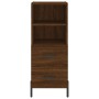 Oak brown engineered wood sideboard 34.5x34x90 cm by vidaXL, Sideboards - Ref: Foro24-828683, Price: 71,99 €, Discount: %