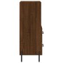 Aparador madera de ingeniería marrón roble 34,5x34x90 cm de vidaXL, Aparadores - Ref: Foro24-828683, Precio: 73,87 €, Descuen...