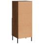 Oak brown engineered wood sideboard 34.5x34x90 cm by vidaXL, Sideboards - Ref: Foro24-828683, Price: 71,99 €, Discount: %