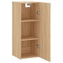 Sonoma oak wall cabinet 34.5x34x90 cm by vidaXL, Sideboards - Ref: Foro24-828839, Price: 44,99 €, Discount: %