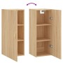 Sonoma oak wall cabinet 34.5x34x90 cm by vidaXL, Sideboards - Ref: Foro24-828839, Price: 44,99 €, Discount: %