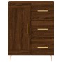 Oak brown engineered wood sideboard 69.5x34x90 cm by vidaXL, Sideboards - Ref: Foro24-830251, Price: 75,33 €, Discount: %