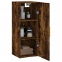 Smoked oak wall cabinet 34.5x34x90 cm by vidaXL, Sideboards - Ref: Foro24-828849, Price: 47,73 €, Discount: %