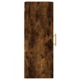 Smoked oak wall cabinet 34.5x34x90 cm by vidaXL, Sideboards - Ref: Foro24-828849, Price: 47,73 €, Discount: %