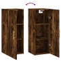 Smoked oak wall cabinet 34.5x34x90 cm by vidaXL, Sideboards - Ref: Foro24-828849, Price: 47,73 €, Discount: %