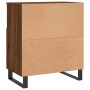 Aparador madera contrachapada marrón roble 60x35x70 cm de vidaXL, Aparadores - Ref: Foro24-831203, Precio: 81,99 €, Descuento: %