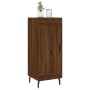 Oak brown engineered wood sideboard 34.5x34x90 cm by vidaXL, Sideboards - Ref: Foro24-830467, Price: 68,07 €, Discount: %