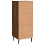 Oak brown engineered wood sideboard 34.5x34x90 cm by vidaXL, Sideboards - Ref: Foro24-830467, Price: 68,07 €, Discount: %