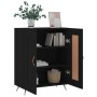 Engineered wood black sideboard 69.5x34x90 cm by vidaXL, Sideboards - Ref: Foro24-830165, Price: 79,99 €, Discount: %