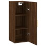 Oak brown wall cabinet 34.5x34x90 cm by vidaXL, Sideboards - Ref: Foro24-828851, Price: 45,75 €, Discount: %