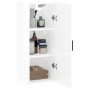 Armario de pared blanco brillante 34,5x34x90 cm de vidaXL, Aparadores - Ref: Foro24-828854, Precio: 49,82 €, Descuento: %