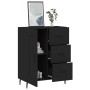 Engineered wood black sideboard 69.5x34x90 cm by vidaXL, Sideboards - Ref: Foro24-830277, Price: 97,27 €, Discount: %