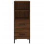 Aparador madera de ingeniería marrón roble 34,5x34x90 cm de vidaXL, Aparadores - Ref: Foro24-828675, Precio: 67,99 €, Descuen...