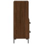 Aparador madera de ingeniería marrón roble 34,5x34x90 cm de vidaXL, Aparadores - Ref: Foro24-828675, Precio: 67,99 €, Descuen...