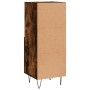 Aparador madera de ingeniería roble ahumado 34,5x34x90 cm de vidaXL, Aparadores - Ref: Foro24-828665, Precio: 59,45 €, Descue...