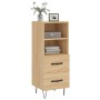 Sonoma oak plywood sideboard 34.5x34x90 cm by vidaXL, Sideboards - Ref: Foro24-828663, Price: 59,99 €, Discount: %