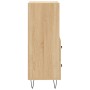 Aparador madera contrachapada color roble Sonoma 34,5x34x90 cm de vidaXL, Aparadores - Ref: Foro24-828663, Precio: 59,45 €, D...