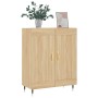 Aparador de madera de ingeniería roble Sonoma 69,5x34x90 cm de vidaXL, Aparadores - Ref: Foro24-830175, Precio: 58,99 €, Desc...