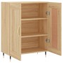 Aparador de madera de ingeniería roble Sonoma 69,5x34x90 cm de vidaXL, Aparadores - Ref: Foro24-830175, Precio: 58,99 €, Desc...