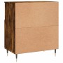 Aparador madera contrachapada color roble ahumado 60x35x70 cm de vidaXL, Aparadores - Ref: Foro24-831185, Precio: 71,99 €, De...