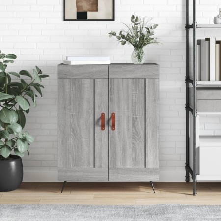 Sonoma-graues Sideboard aus Holzwerkstoff, 69,5 x 34 x 90 cm von vidaXL, Sideboards - Ref: Foro24-830170, Preis: 63,88 €, Rab...