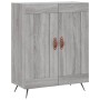 Aparador de madera de ingeniería gris Sonoma 69,5x34x90 cm de vidaXL, Aparadores - Ref: Foro24-830170, Precio: 63,94 €, Descu...