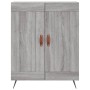 Aparador de madera de ingeniería gris Sonoma 69,5x34x90 cm de vidaXL, Aparadores - Ref: Foro24-830170, Precio: 63,88 €, Descu...