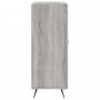 Aparador de madera de ingeniería gris Sonoma 69,5x34x90 cm de vidaXL, Aparadores - Ref: Foro24-830170, Precio: 63,88 €, Descu...