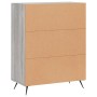 Aparador de madera de ingeniería gris Sonoma 69,5x34x90 cm de vidaXL, Aparadores - Ref: Foro24-830170, Precio: 63,94 €, Descu...