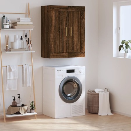 Brown oak engineered wood wall cabinet 69.5x34x90 cm by vidaXL, Sideboards - Ref: Foro24-830371, Price: 49,99 €, Discount: %