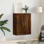 Brown oak engineered wood wall cabinet 69.5x34x90 cm by vidaXL, Sideboards - Ref: Foro24-830371, Price: 49,99 €, Discount: %