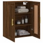 Brown oak engineered wood wall cabinet 69.5x34x90 cm by vidaXL, Sideboards - Ref: Foro24-830371, Price: 49,99 €, Discount: %