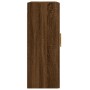 Brown oak engineered wood wall cabinet 69.5x34x90 cm by vidaXL, Sideboards - Ref: Foro24-830371, Price: 49,99 €, Discount: %