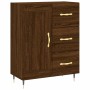 Aparador de madera de ingeniería marrón roble 69,5x34x90 cm de vidaXL, Aparadores - Ref: Foro24-830243, Precio: 75,07 €, Desc...