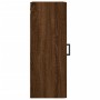 Armario de pared marrón roble 34,5x34x90 cm de vidaXL, Aparadores - Ref: Foro24-828859, Precio: 44,30 €, Descuento: %