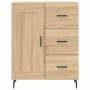 Aparador de madera de ingeniería roble Sonoma 69,5x34x90 cm de vidaXL, Aparadores - Ref: Foro24-830279, Precio: 69,36 €, Desc...