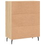 Sonoma Oak Engineered Wood Sideboard 69.5x34x90 cm by vidaXL, Sideboards - Ref: Foro24-830279, Price: 69,36 €, Discount: %