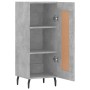 Aparador de madera contrachapada gris hormigón 34,5x34x90 cm de vidaXL, Aparadores - Ref: Foro24-830464, Precio: 59,74 €, Des...