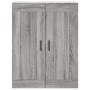 Sonoma gray engineered wood wall cabinet 69.5x34x90 cm by vidaXL, Sideboards - Ref: Foro24-830402, Price: 63,67 €, Discount: %