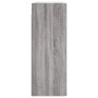 Sonoma gray engineered wood wall cabinet 69.5x34x90 cm by vidaXL, Sideboards - Ref: Foro24-830402, Price: 63,67 €, Discount: %