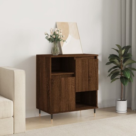 Oak brown plywood sideboard 60x35x70 cm by vidaXL, Sideboards - Ref: Foro24-831187, Price: 61,50 €, Discount: %